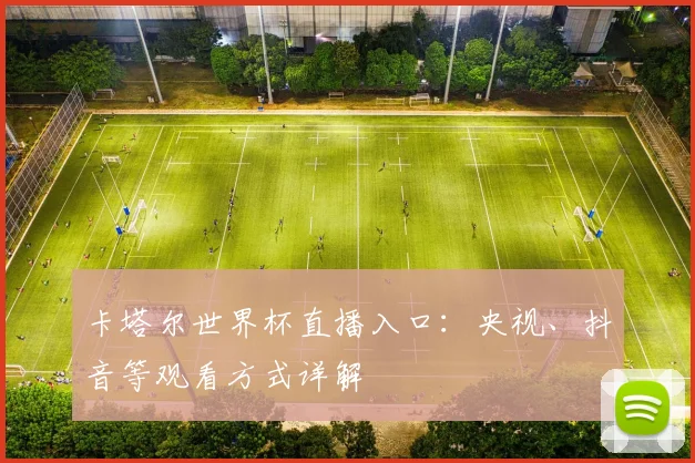 卡塔尔世界杯直播入口：央视、抖音等观看方式详解